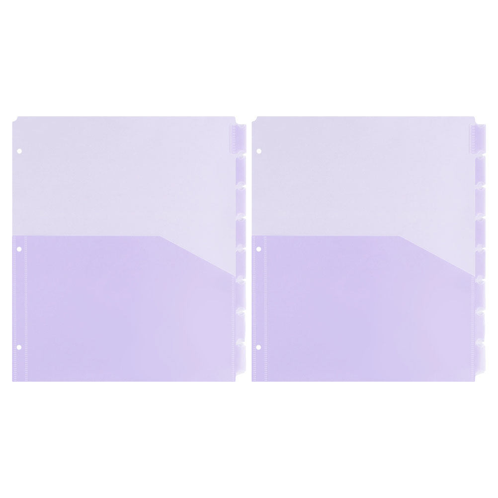 Tab Divider A4 - 2Sets PP Material Binder Dividers A4