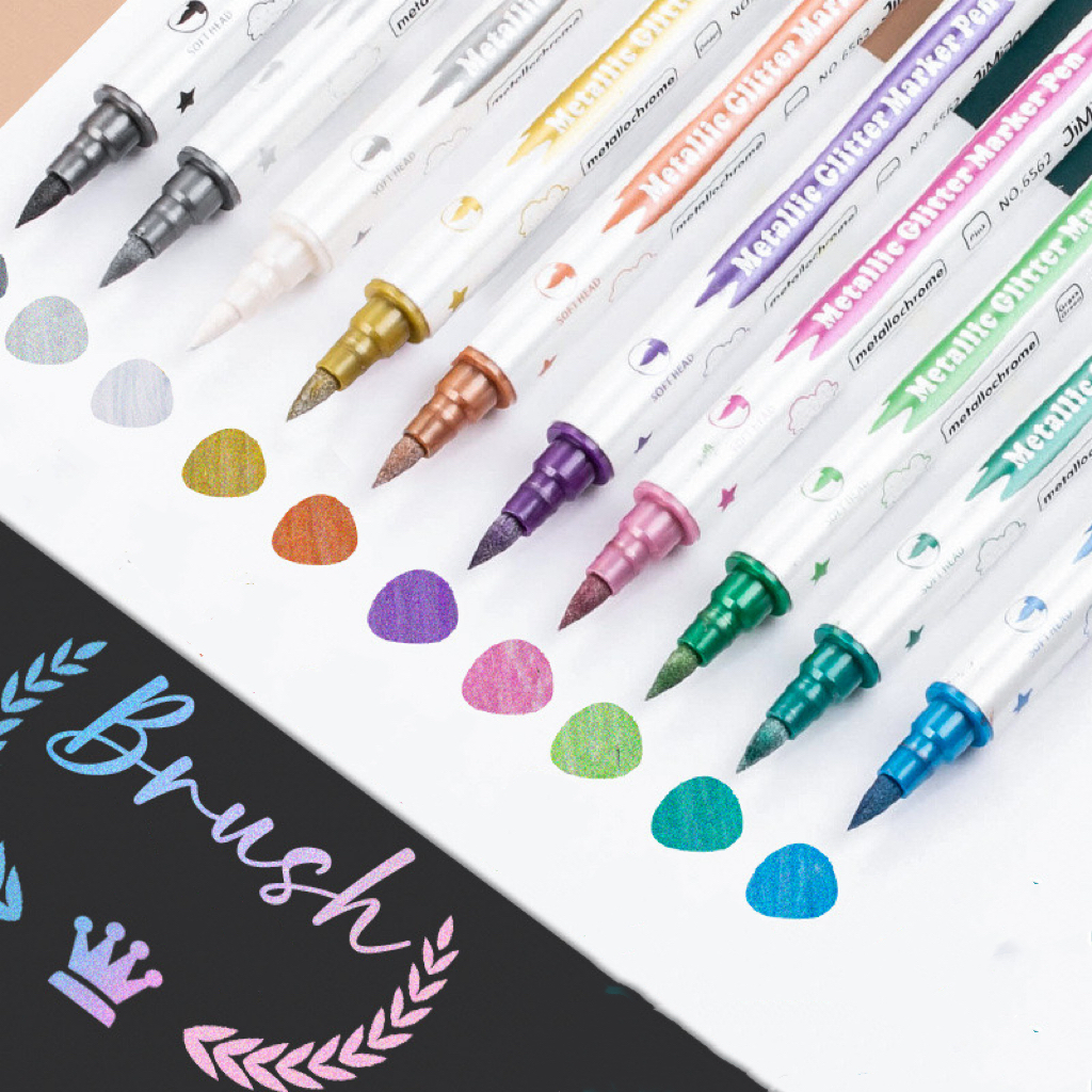 10Pcs Metallic Dual Tip Marker - Correction Pen Fine review and price