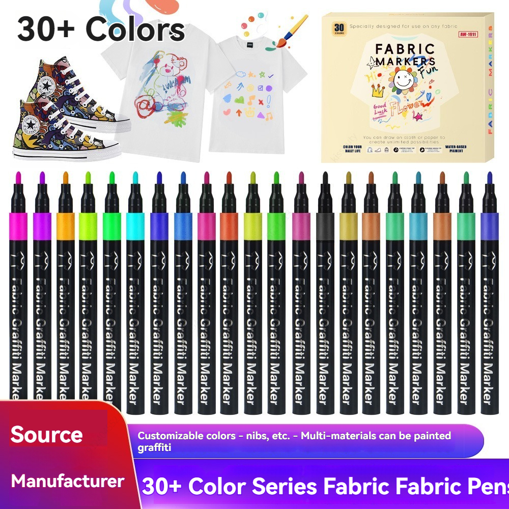 6/30 Colors Fabric Markers Pen - Correction Pen Fine review and price