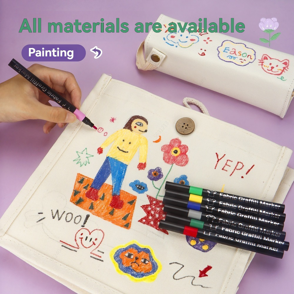 6/30 Colors Fabric Markers Pen - Correction Pen Fine review and price