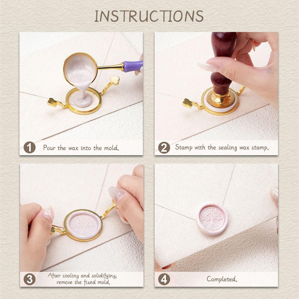 3Pcs Wax Seal Stamp Mold Set - - Wax Seal Stamp Set review and price