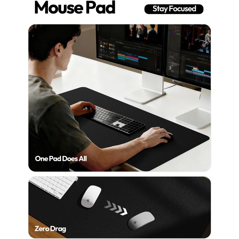 Large PU Leather Desk Pad Prot - Leather Desk Pad review and price