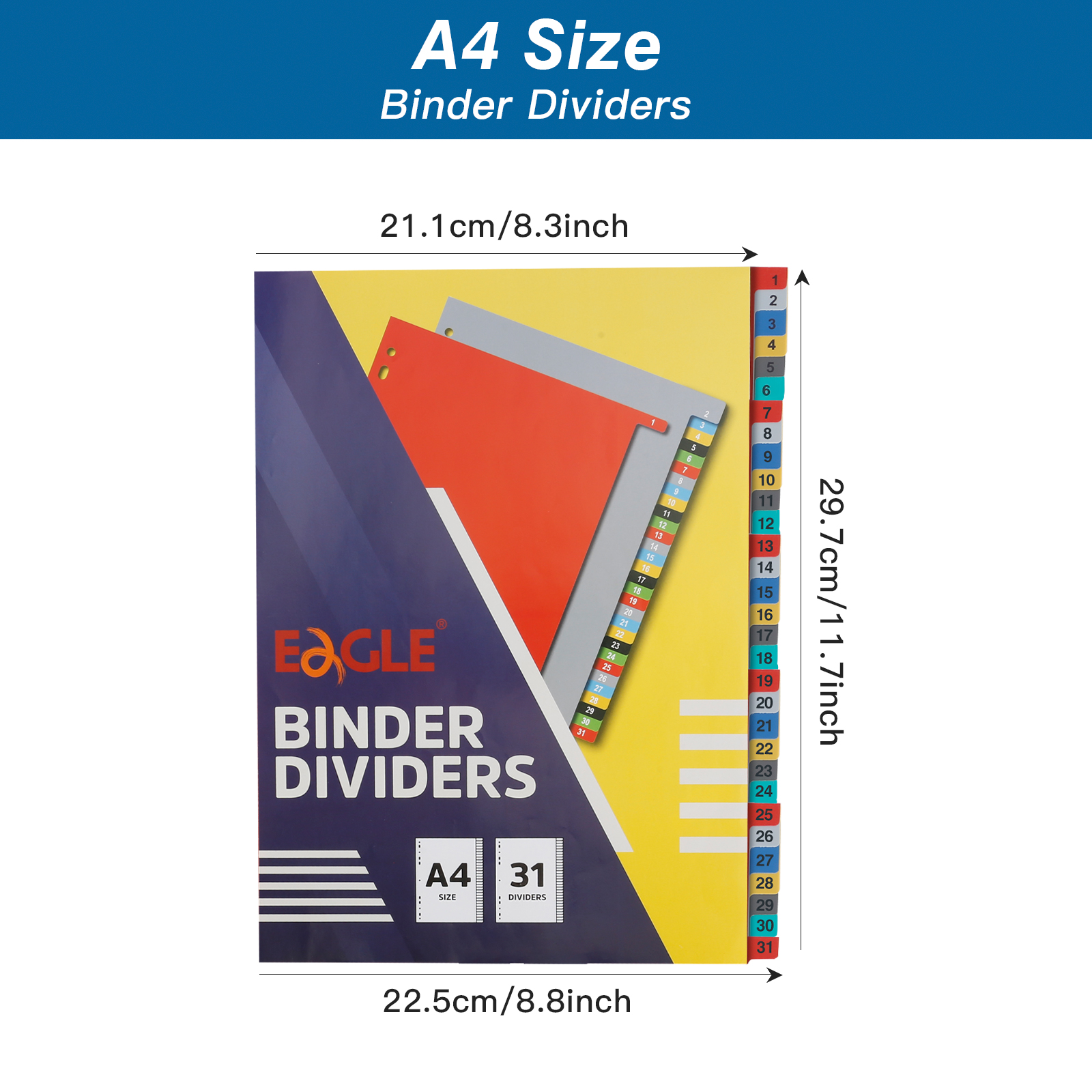 EAGLE A4 Binder Index Divider  - Tab Divider A4 review and price