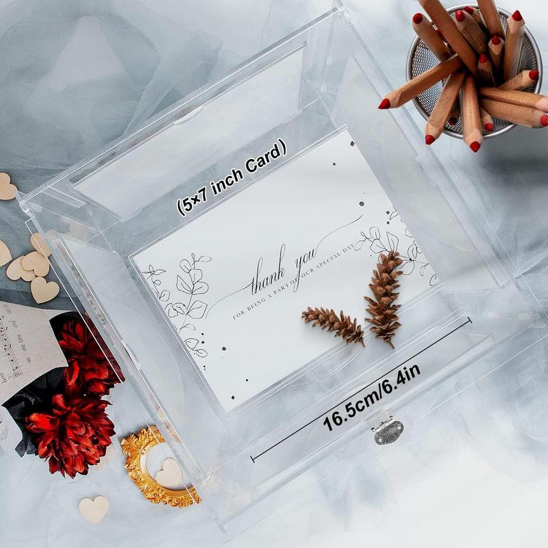 Acrylic Wedding Card Box With  - Card Index Box review and price