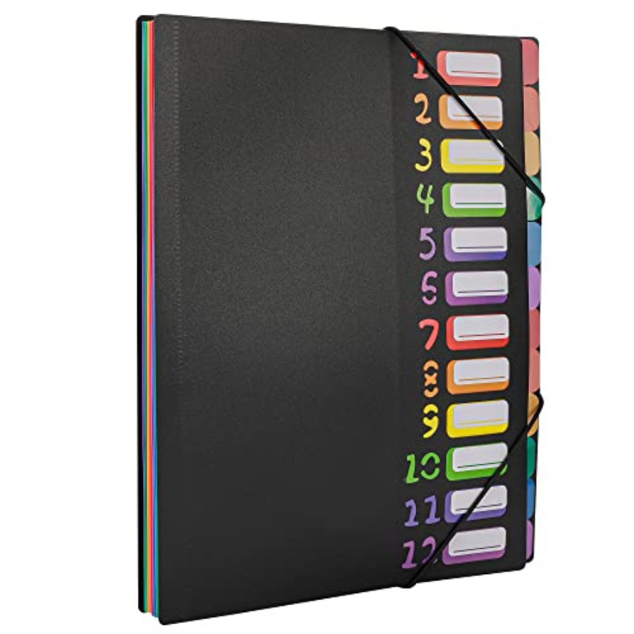 Edufun Rainbow Tab Expanding F - Tab Divider A4 review and price