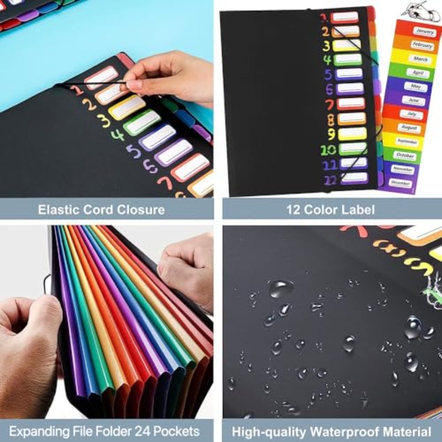 Edufun Rainbow Tab Expanding F - Tab Divider A4 review and price