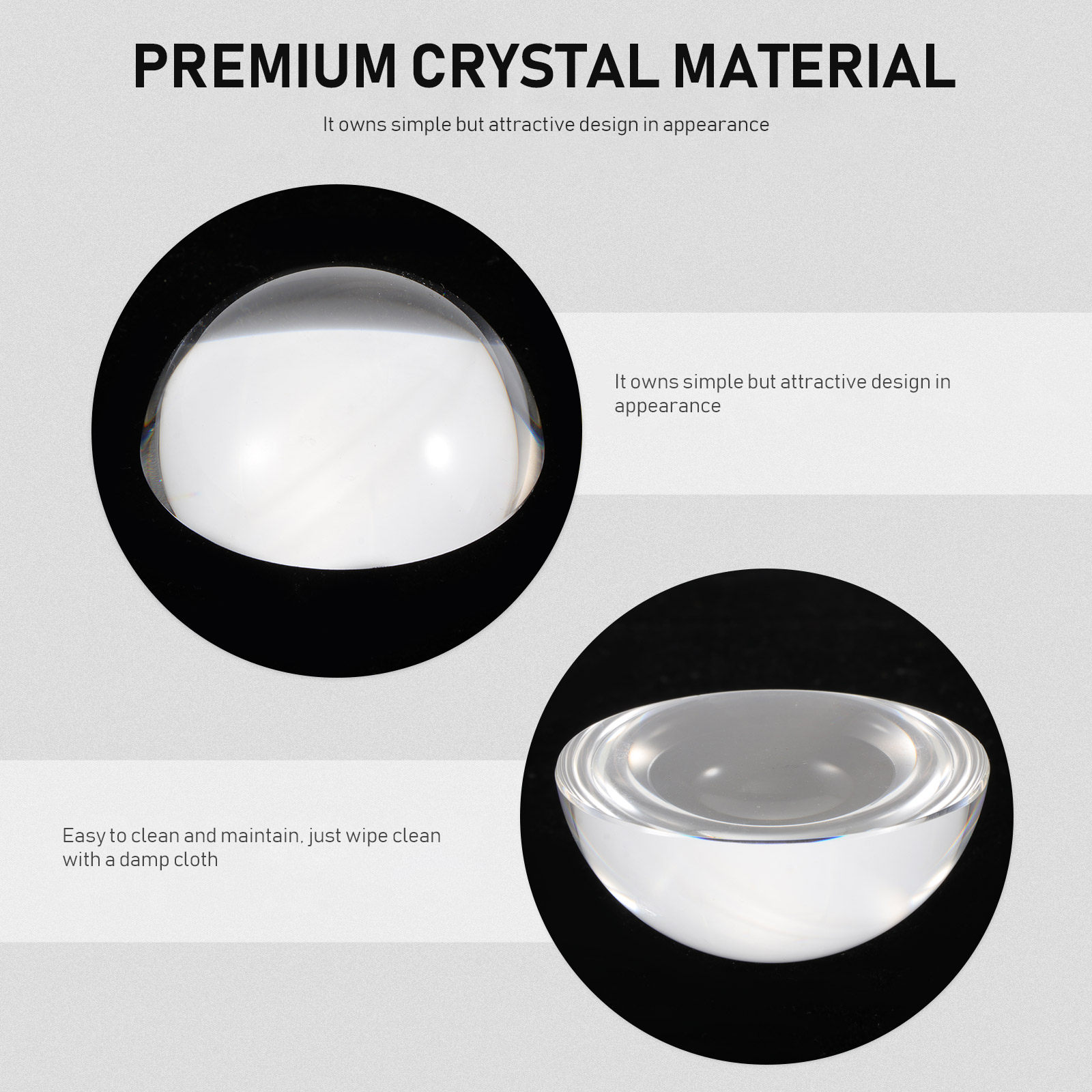 Heavy Crystal Dome Paperweight - Paper Weight Crystal review and price