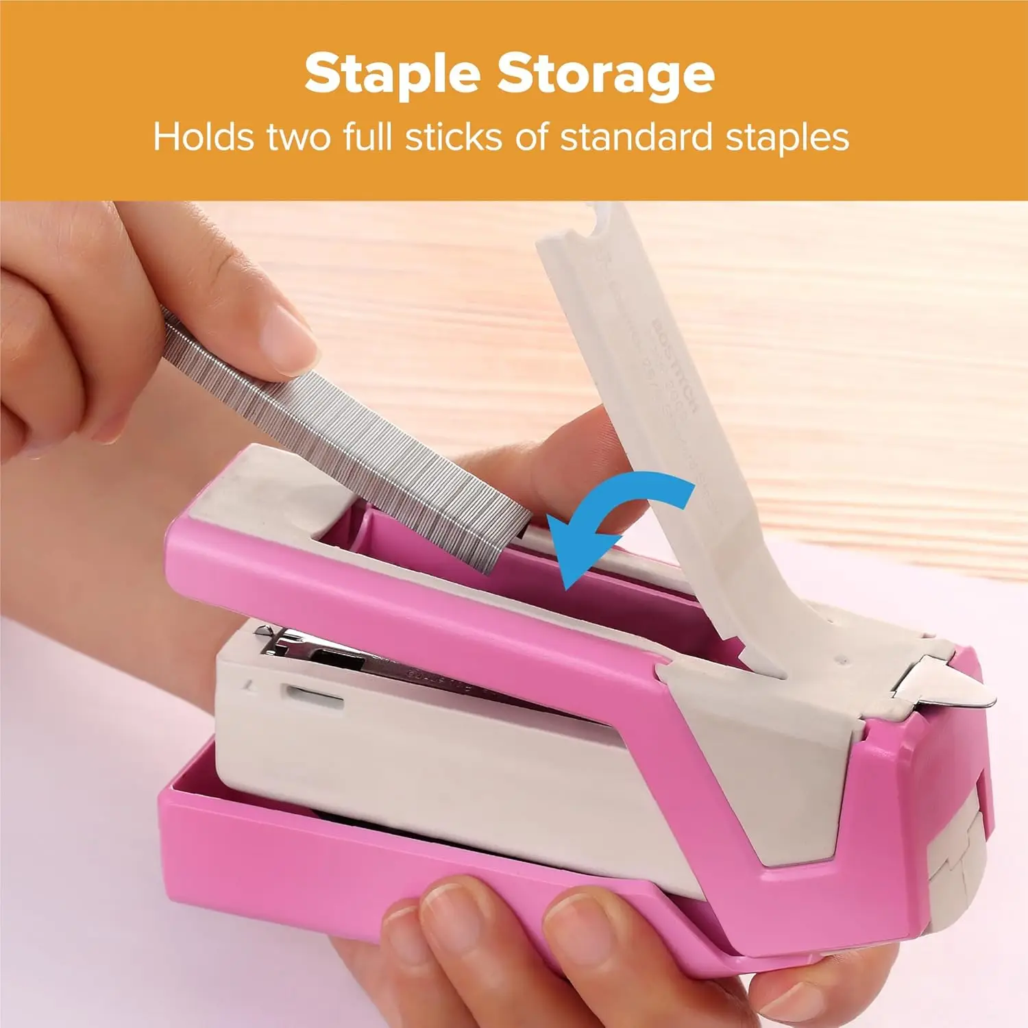 Spring-Powered Stapler, 3-in-1 - Stapler Half Strip review and price