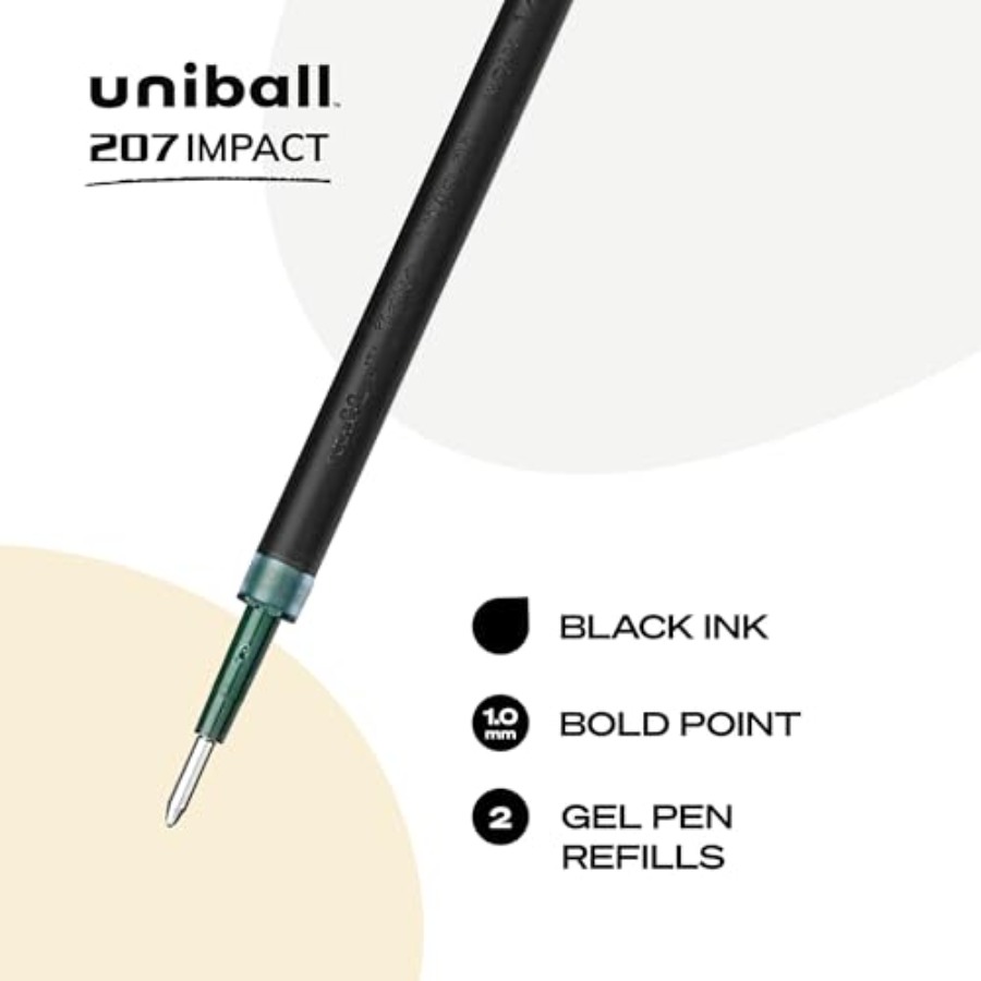 Uniball 207 Gel Pen Refills, B - Gel Refill Pack review and price