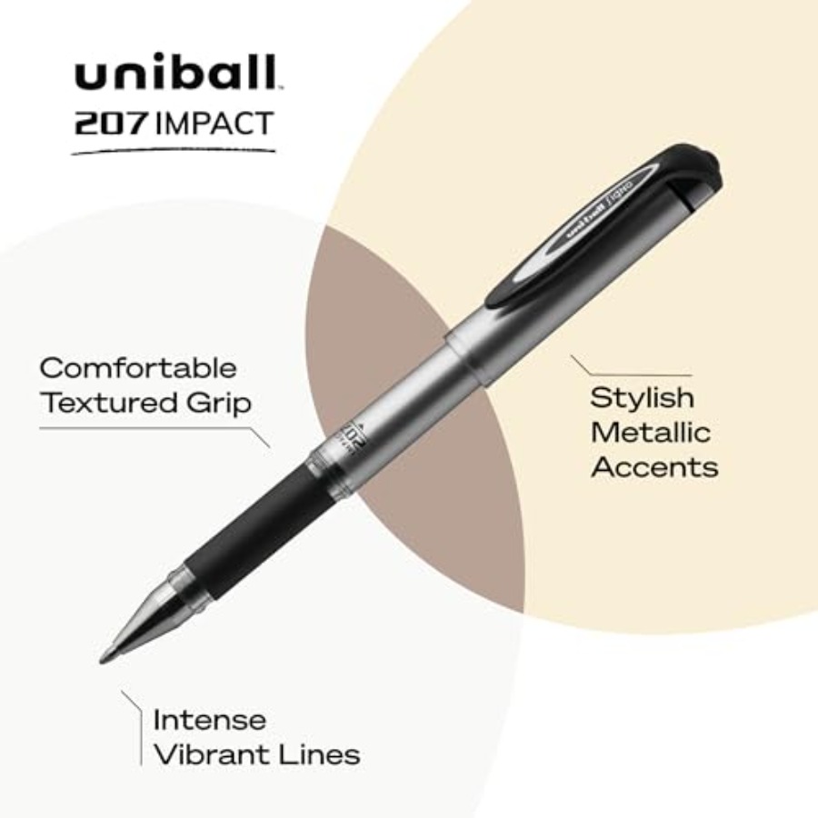 Uniball 207 Gel Pen Refills, B - Gel Refill Pack review and price