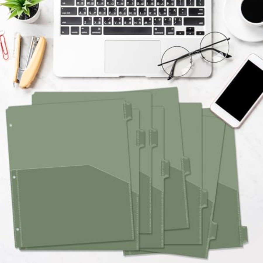 Binder Dividers with Pockets 8 - Tab Divider A4 review and price