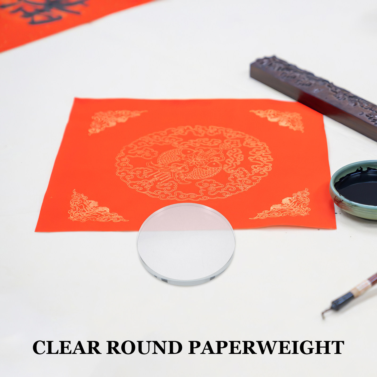 Round Clear Crystal Paperweigh - Paper Weight Crystal review and price