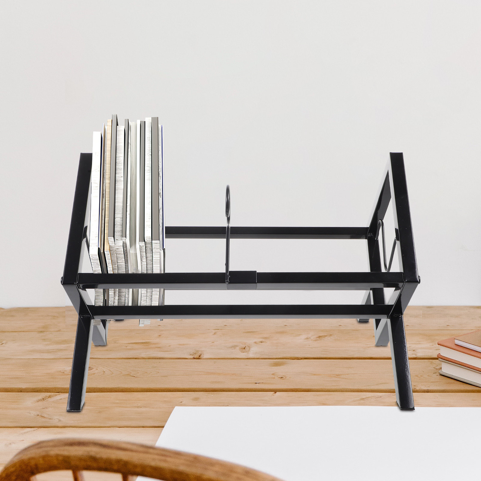 Vinyl Record Display Stand Met - Magazine Holder Rack review and price