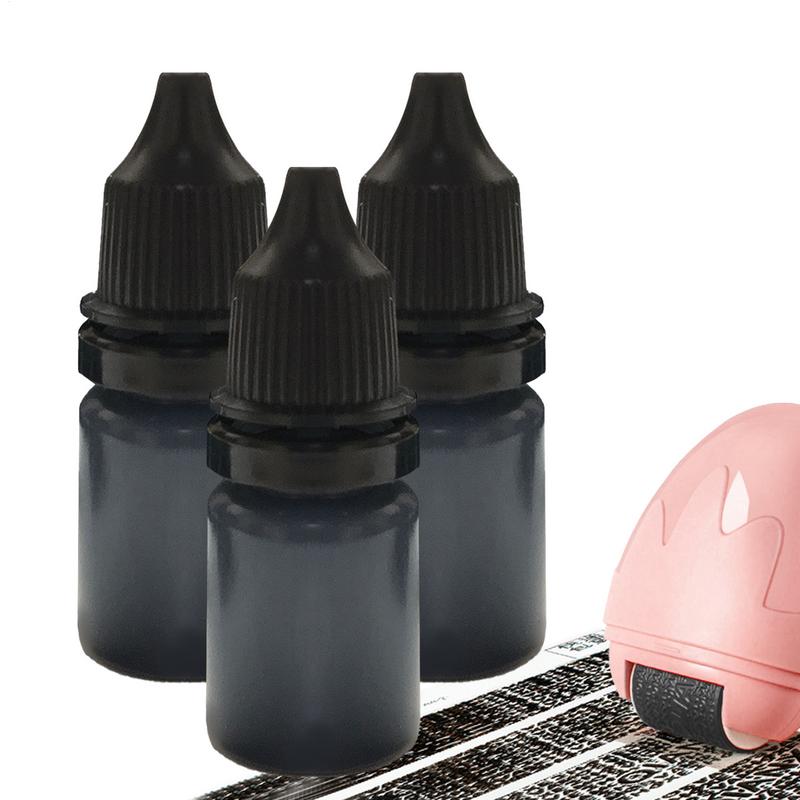 3pcs 10ml Black Ink Refills Pa - Rubber Date Stamp review and price