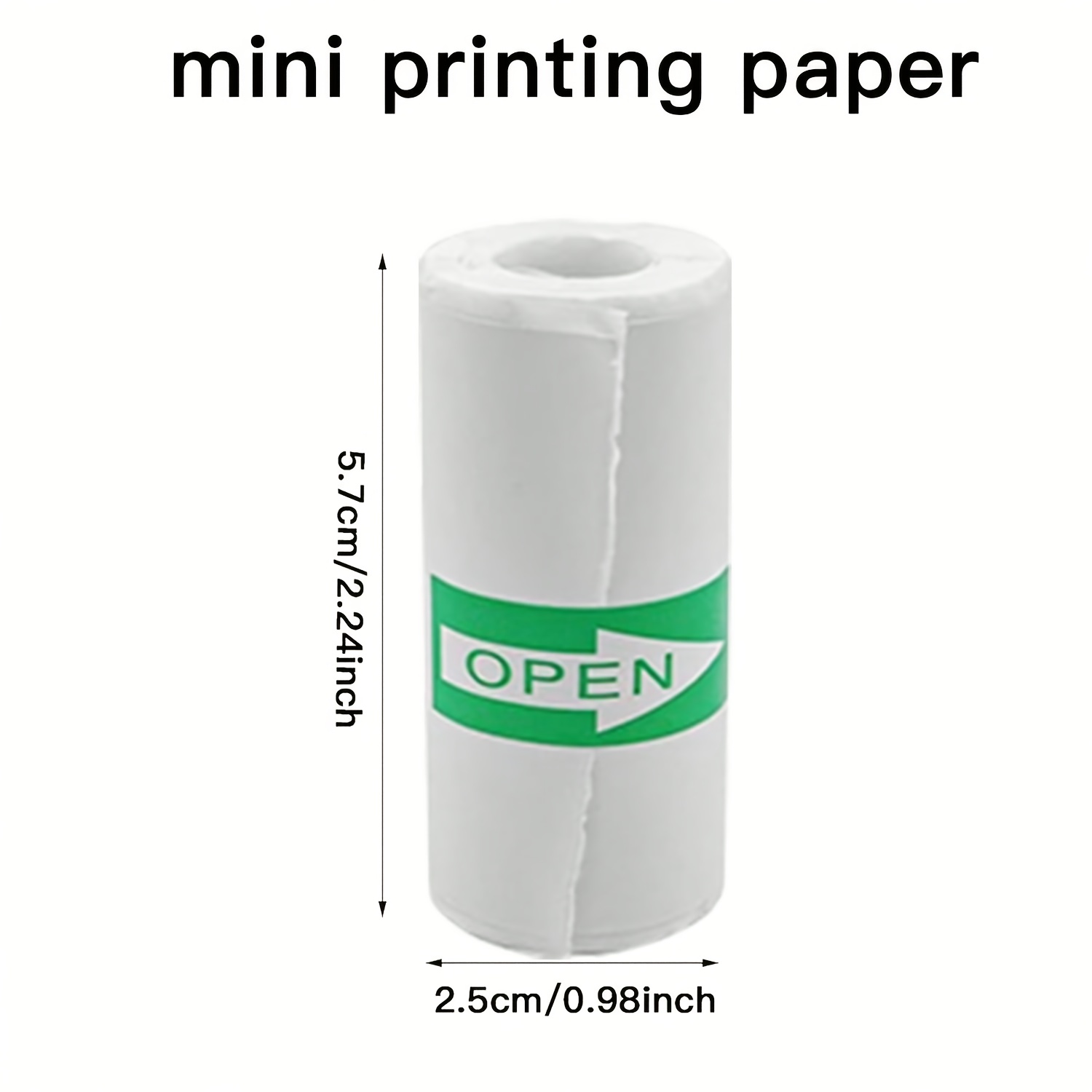20 Rolls White Thermal Sticker - Ink Blotter Paper review and price