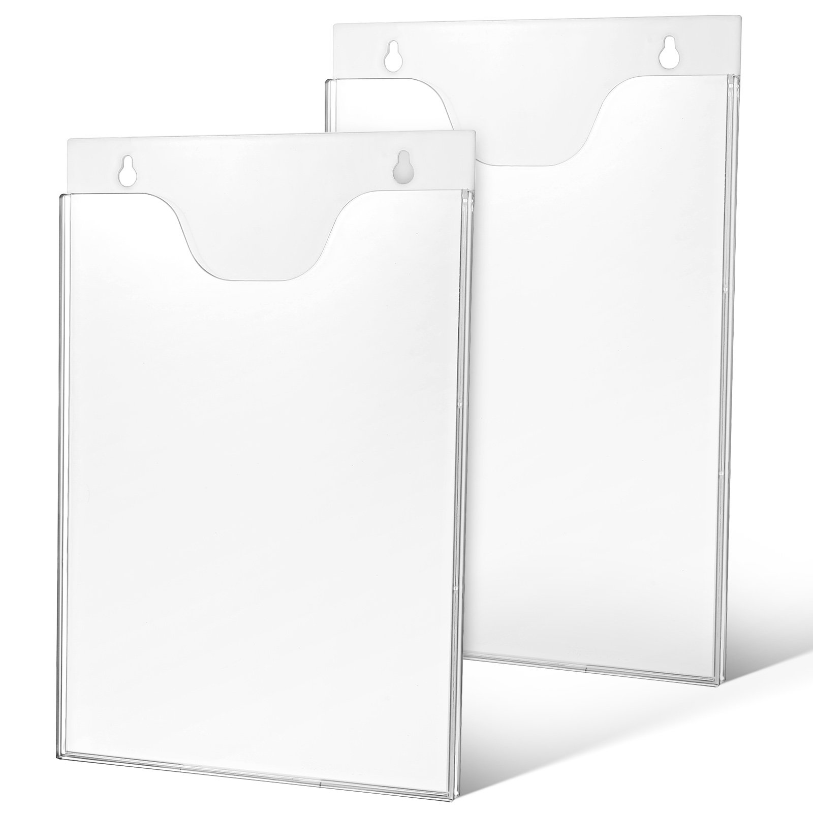 2Pcs Clear Acrylic Wall Docume - Magazine Holder Rack review and price