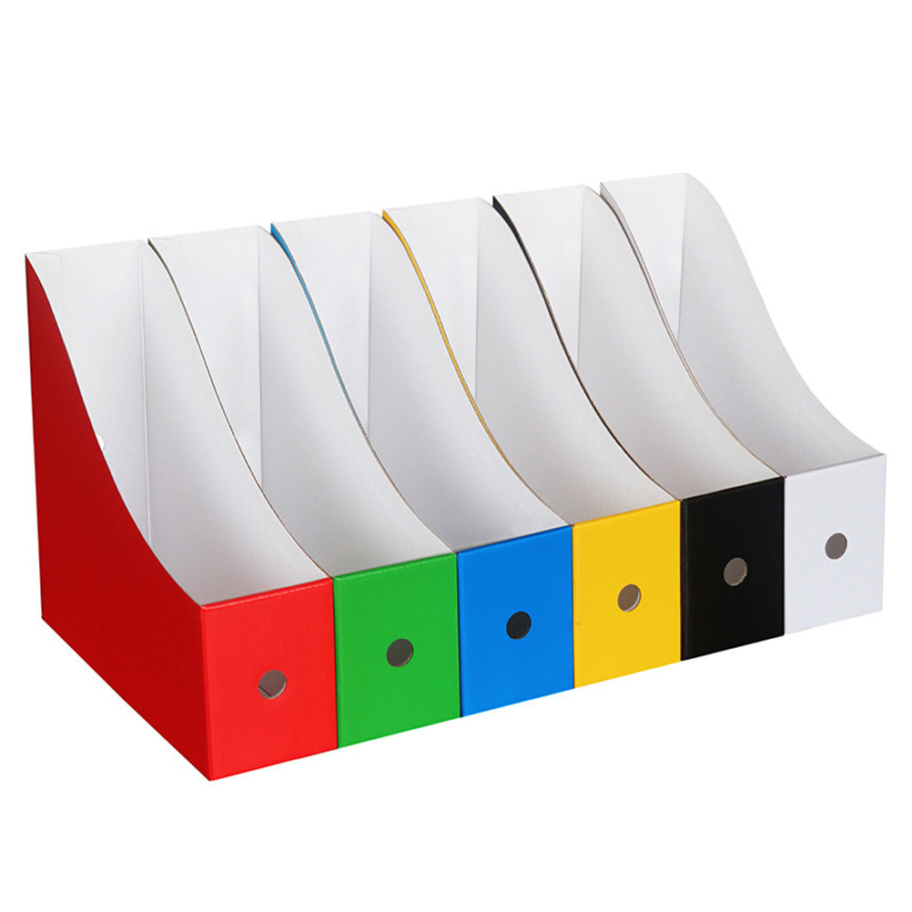 6Pcs Colorful Document Box Bin - Magazine Holder Rack review and price