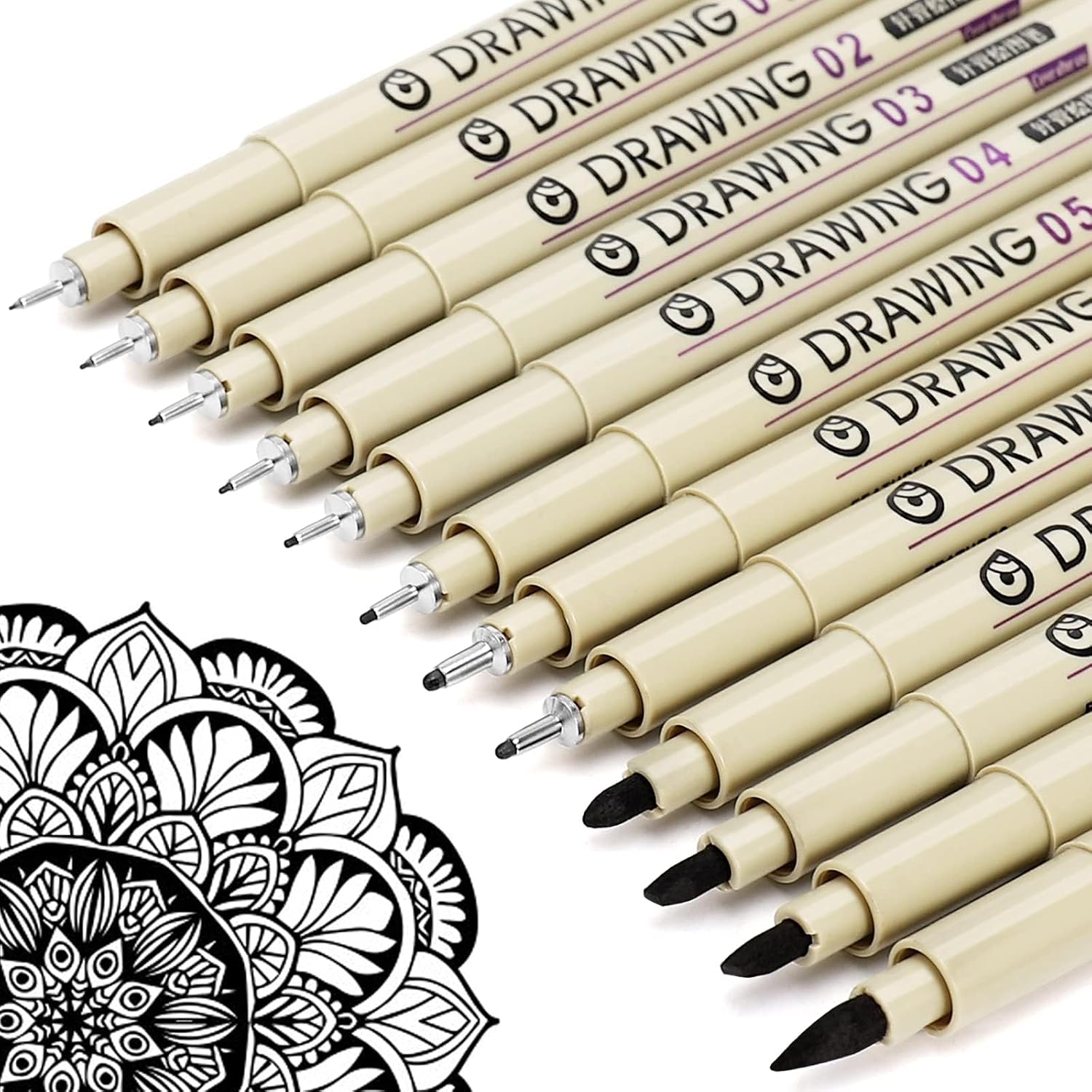 12 Black Fine Liner Drawing Pe - Archive Box Set review and price