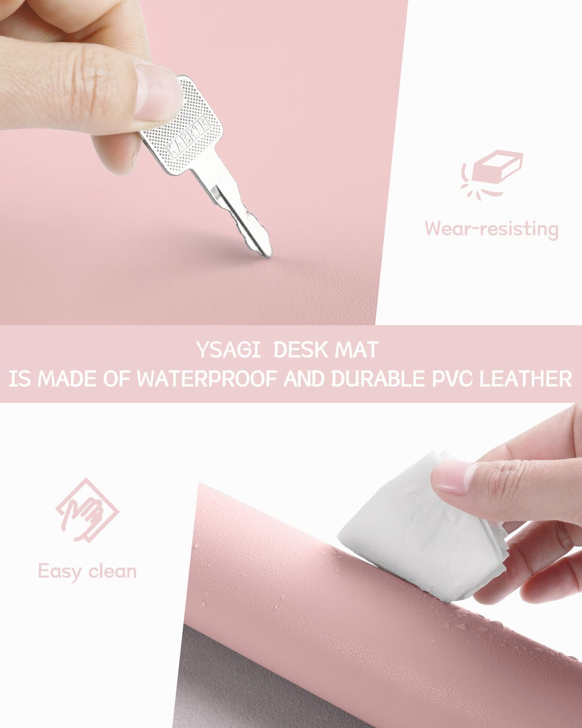 Non-Slip Leather Desk Pad, Wat - Leather Desk Pad review and price