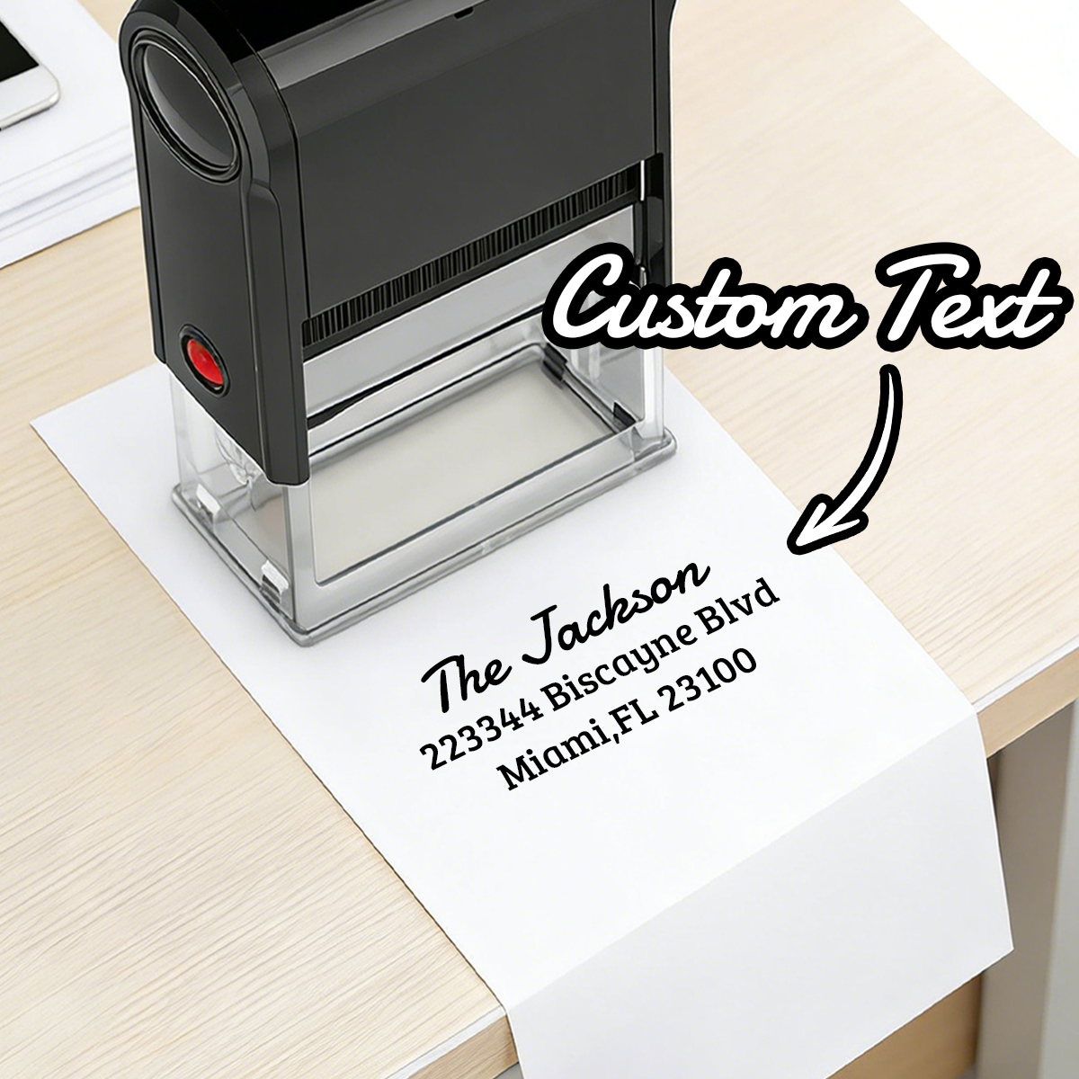 Custom Address Stamp, Return A - Rubber Date Stamp review and price