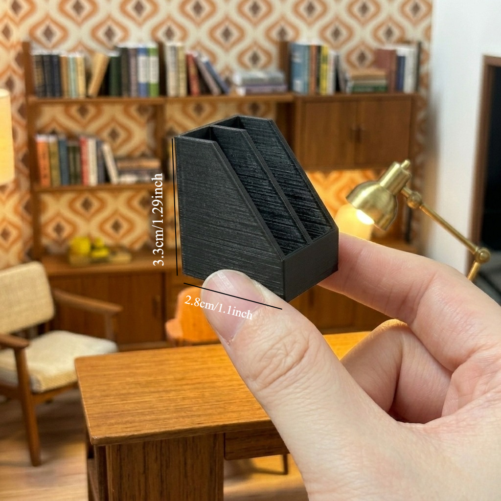 2pcs Miniature Double Slot Fil - Magazine Holder Rack review and price