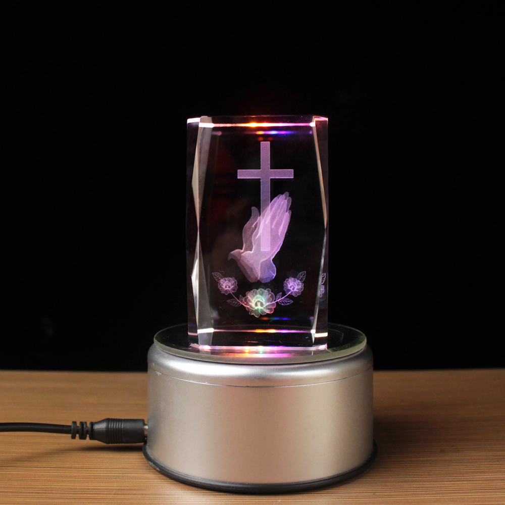 3D Laser Crystal Religious Cub - Paper Weight Crystal review and price
