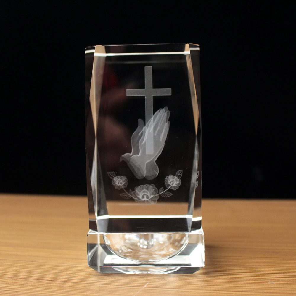 3D Laser Crystal Religious Cub - Paper Weight Crystal review and price
