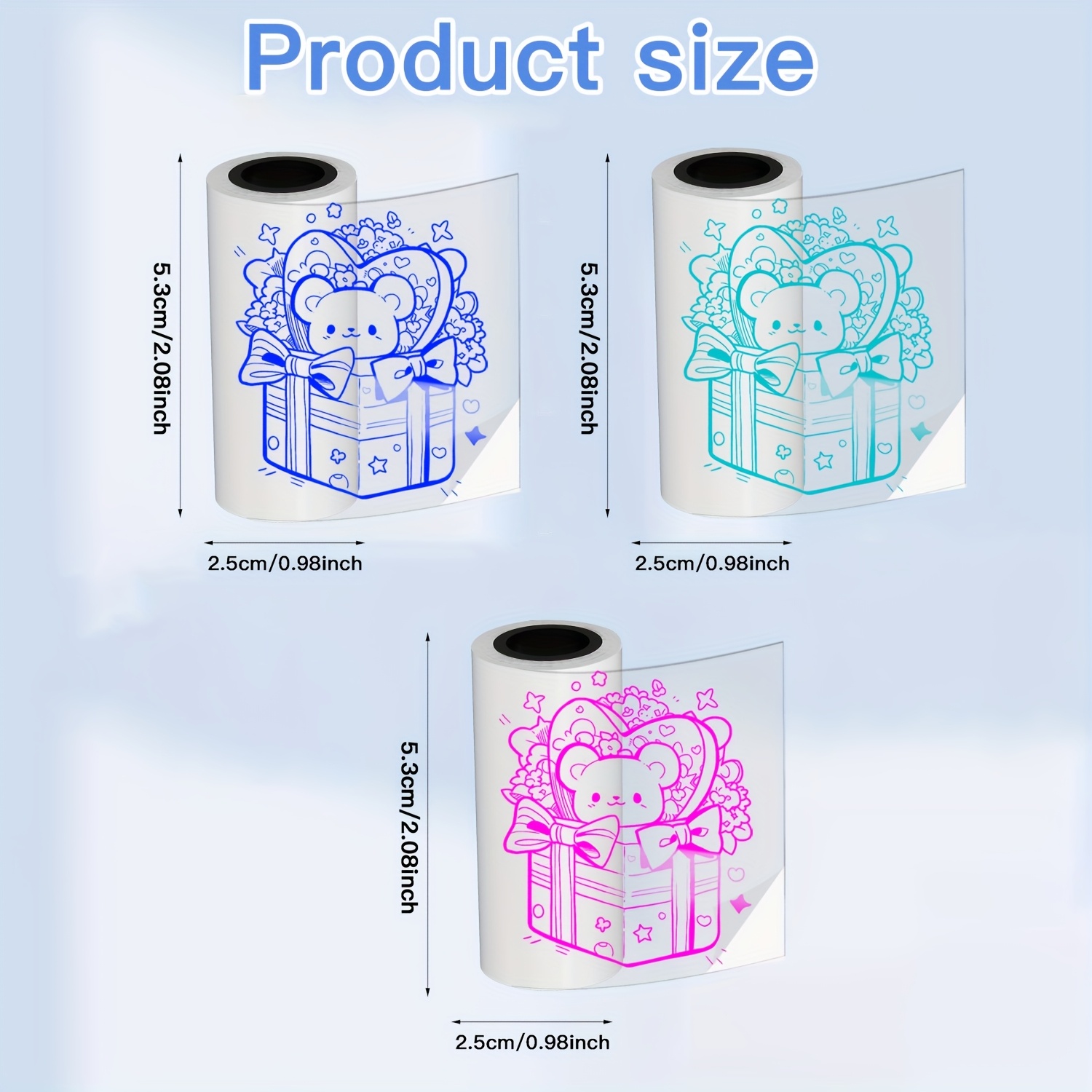 M02 Transparent Colorful Therm - Ink Blotter Paper review and price