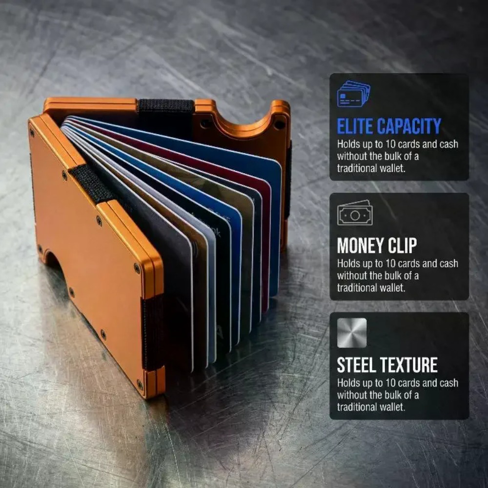 Aluminum Alloy Rfid Blocking C - Index Card Holder review and price