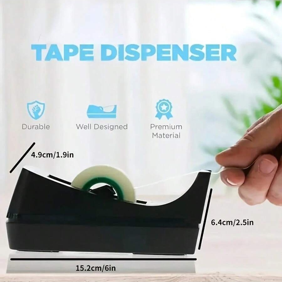 2pcs/1pc Desktop Tape Dispense - Tape Dispenser Weighted review and price