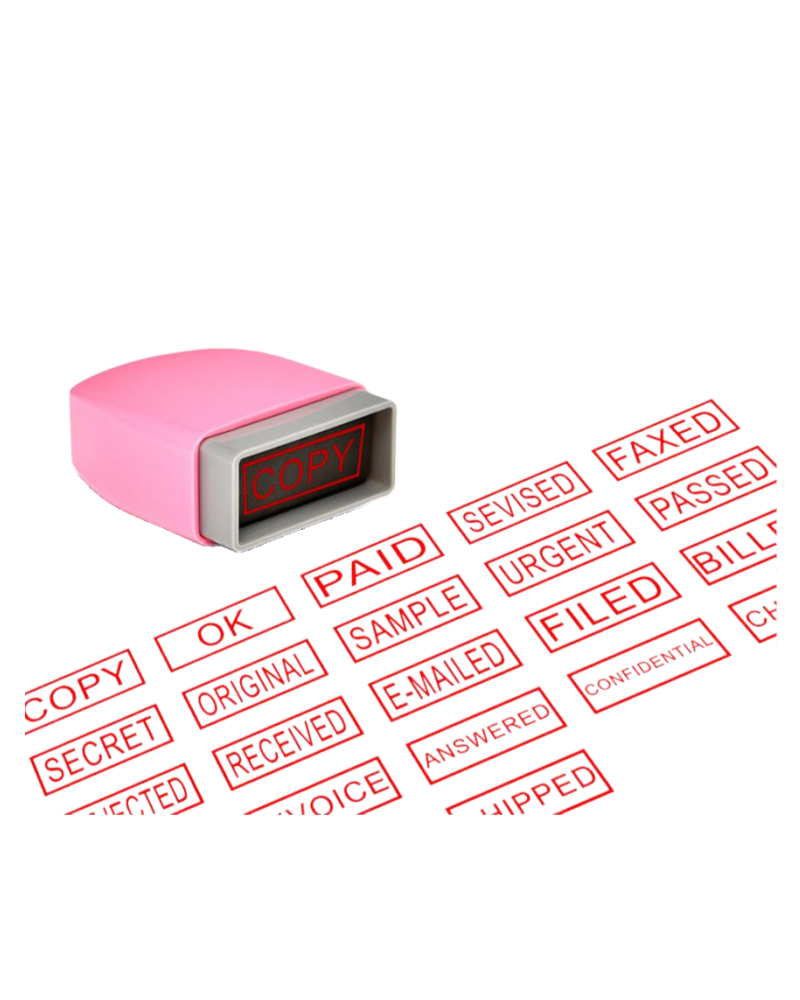 financial seal PAID COPY SCANN - Rubber Date Stamp review and price