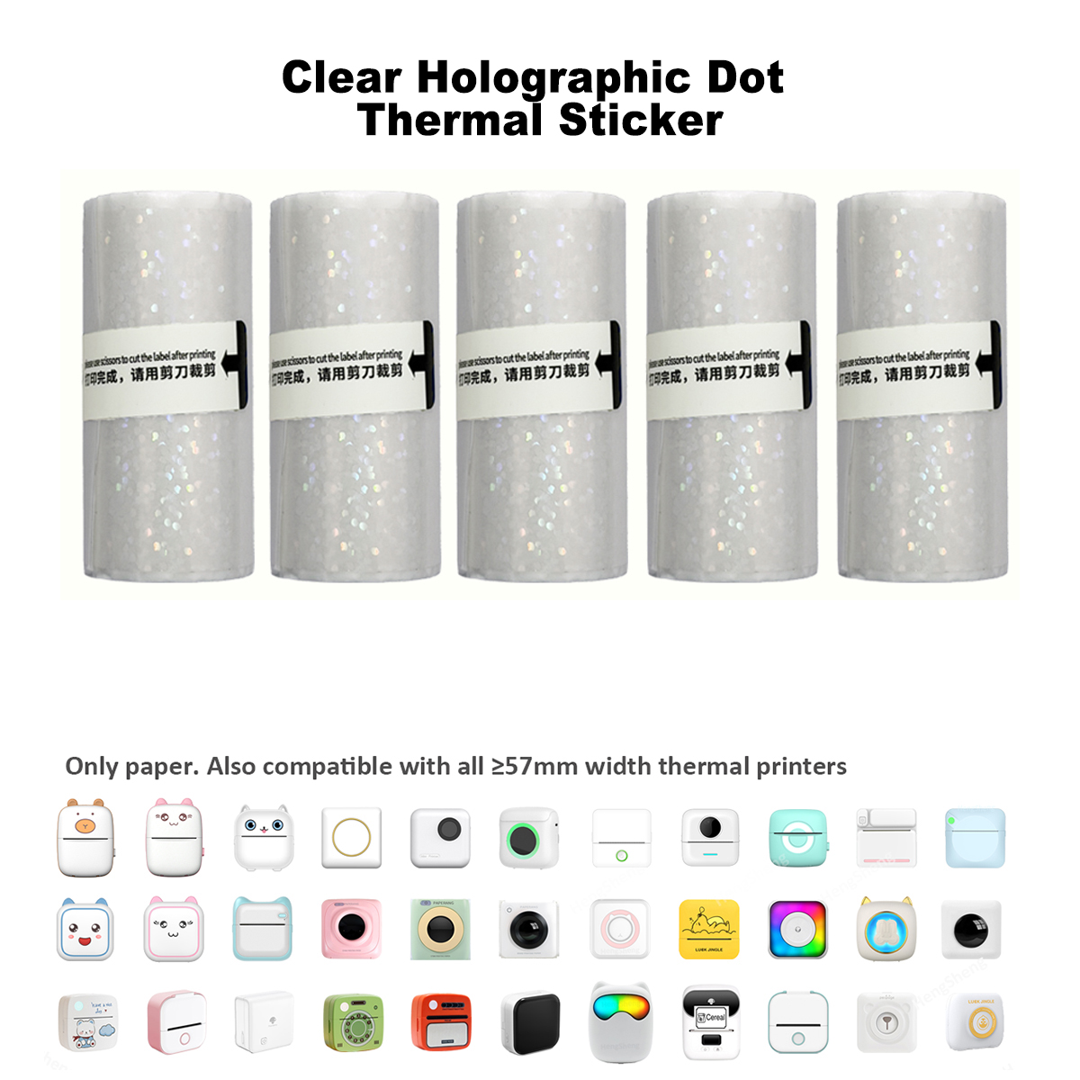 Clear Holographic Dot,Transpar - Ink Blotter Paper review and price