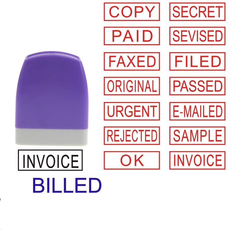 Financial self ink Stamp 