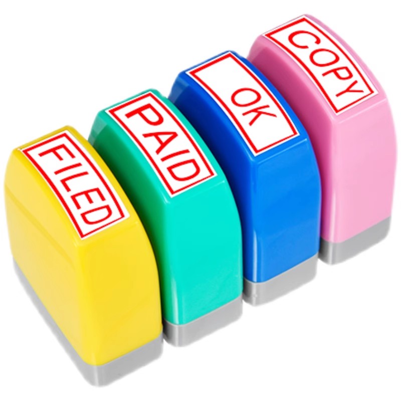 Financial self ink Stamp 