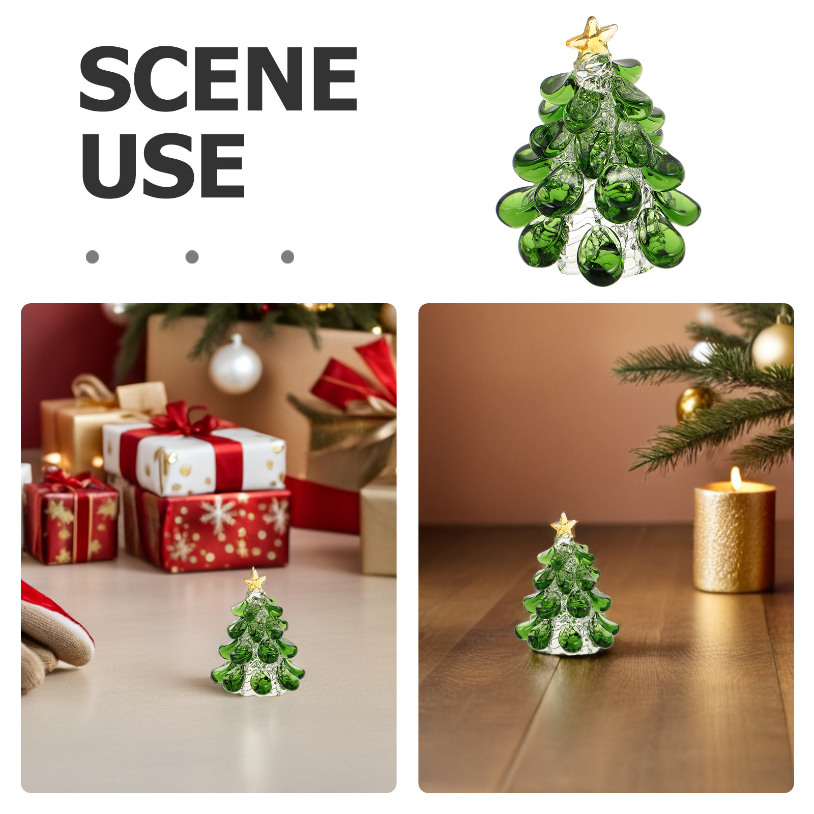 Mini Green Crystal Christmas T - Paper Weight Crystal review and price