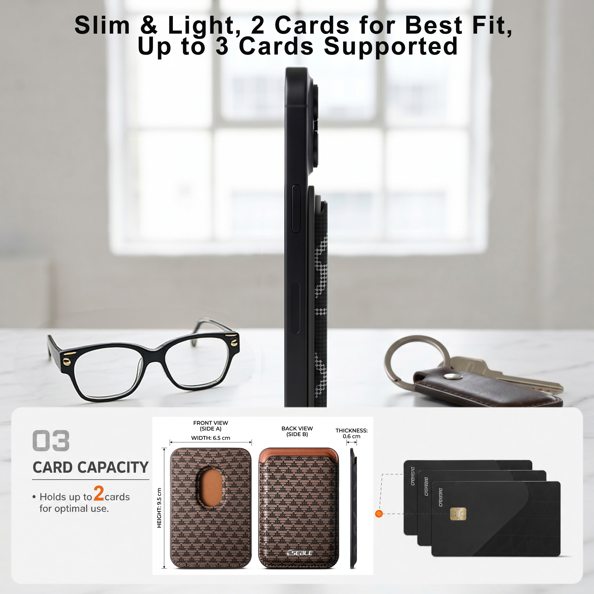 Magnetic Card Holder for Phone - Index Card Holder review and price