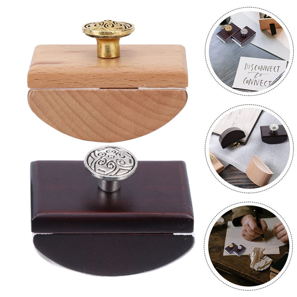 2Pcs Reusable Wood Rocker Blot - Ink Blotter Paper review and price