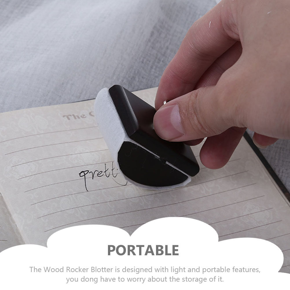 2Pcs Reusable Wood Rocker Blot - Ink Blotter Paper review and price